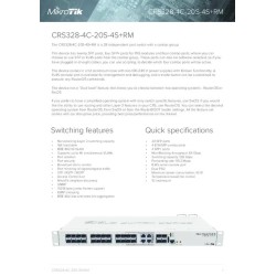 Switch Mikrotik CRS328-4C-20S-4S+RM