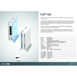 Switch Mikrotik hAP lite RB941-2nD-TC