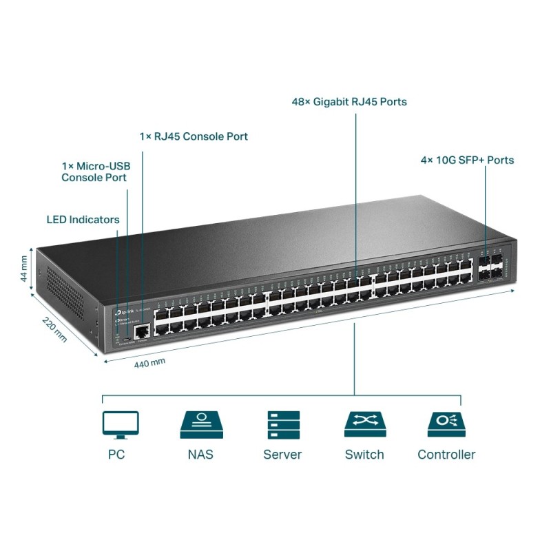 Switch TP-Link TL-SG3452X